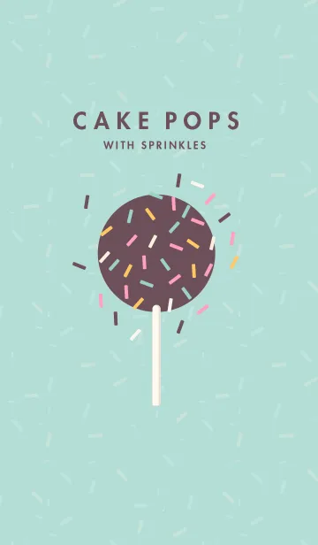 [LINE着せ替え] CAKE POPS WITH SPRINKLESの画像1