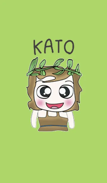 Hi！ My name KATO.のLINE着せ替え