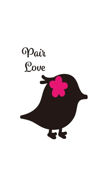 小鳥ペア着せかえ♡女の子のLINE着せ替え
