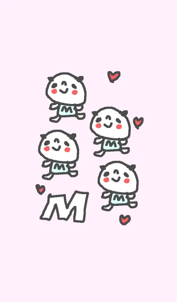 ＜”M”＞さん、贈るぱんだ着せ替えの着せ替えメイン画像