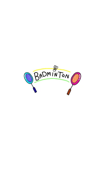 [LINE着せ替え] BADMINTONの画像1