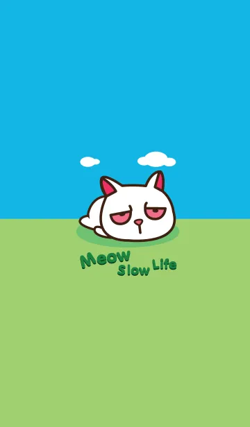 [LINE着せ替え] meow slow lifeの画像1