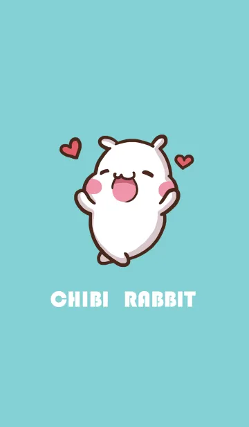 [LINE着せ替え] ChiBi Rabbit Happy Lifeの画像1