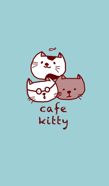 [LINE着せ替え] cafe kittyの画像1