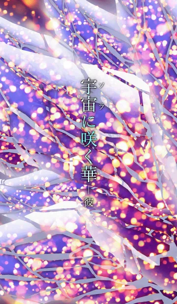 [LINE着せ替え] 宇宙（ソラ）に咲く華-彼の画像1