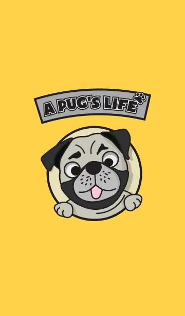 [LINE着せ替え] A Pug's Lifeの画像1
