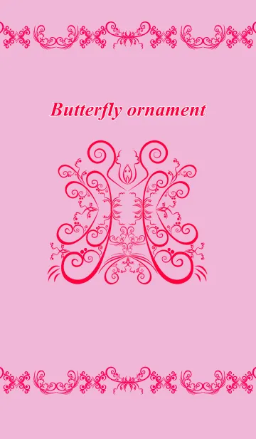 [LINE着せ替え] Butterfly ornamentの画像1
