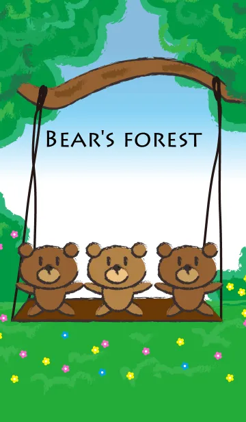 [LINE着せ替え] Bear's forestの画像1