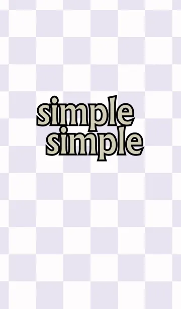 [LINE着せ替え] simple simpleの画像1