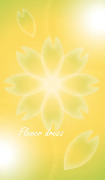 [LINE着せ替え] Flower dressの画像1