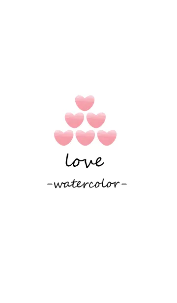 [LINE着せ替え] Love is everywhere！ -watercolor-の画像1