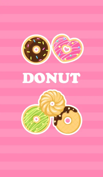 [LINE着せ替え] DONUT！！の画像1