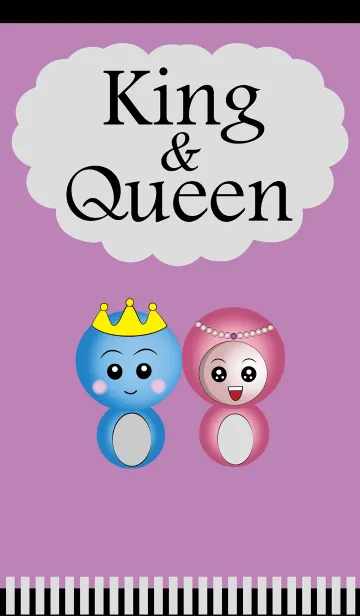 [LINE着せ替え] King ＆ Queenの画像1