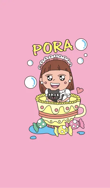 [LINE着せ替え] PORA GIRLの画像1