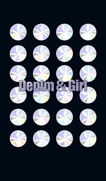 [LINE着せ替え] デニム＆ガールの画像1