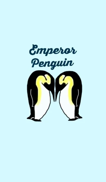 [LINE着せ替え] かわいい皇帝ペンギンの画像1