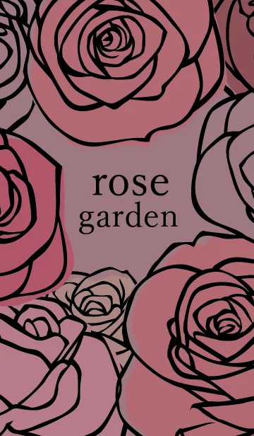 [LINE着せ替え] 薔薇の庭の画像1