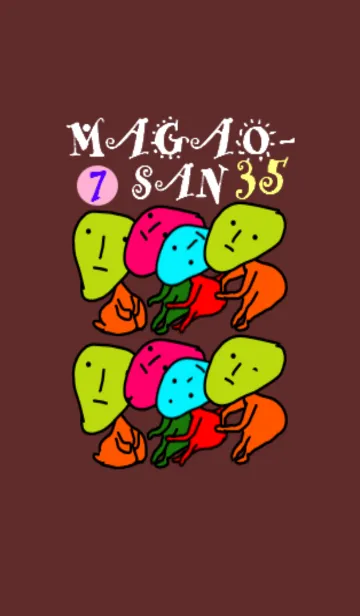 [LINE着せ替え] 真顔さん㉟の画像1