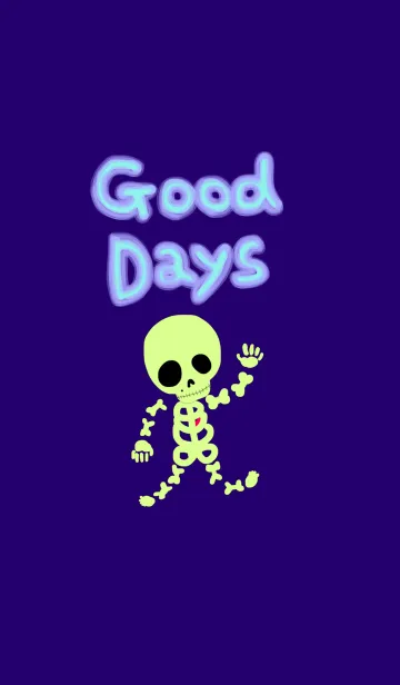 [LINE着せ替え] 骨と猫の日常の画像1