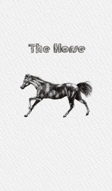 [LINE着せ替え] The Horse Drawingの画像1