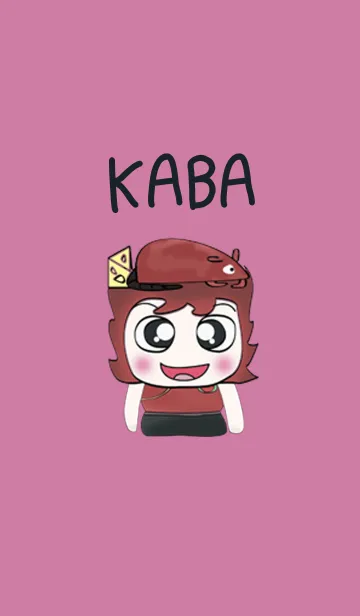 [LINE着せ替え] Hi！ My name is KABA. I have Red Rat.の画像1