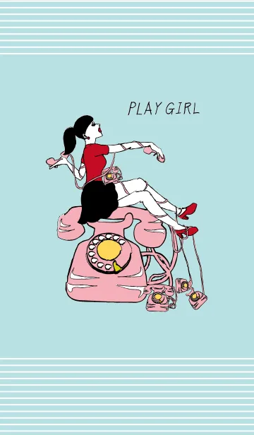 [LINE着せ替え] PLAY GIRLの画像1