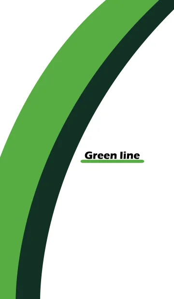 [LINE着せ替え] Green lineの画像1