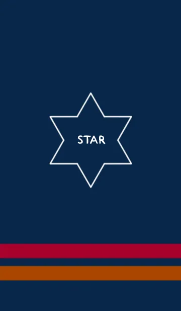 navy simple starの着せ替えメイン画像