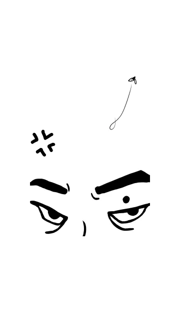 [LINE着せ替え] mole on the left eyeの画像1