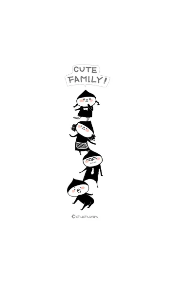 [LINE着せ替え] CUTE FAMILYの画像1