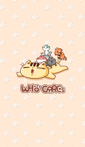 [LINE着せ替え] WHO CAREs Cat and kittensの画像1