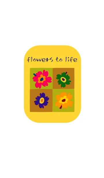 [LINE着せ替え] Flowers to lifeの画像1