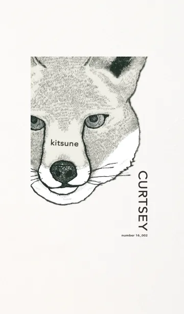 [LINE着せ替え] CURTSEY 「きつね」の画像1
