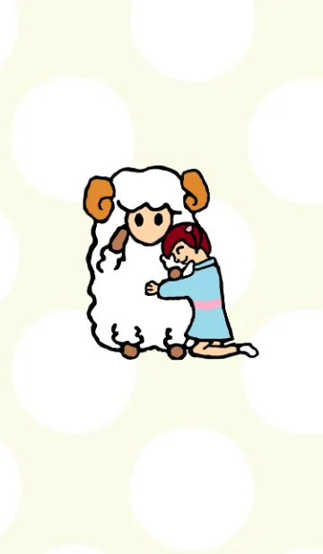 [LINE着せ替え] もふもふフーリーさんとルリンちゃんの画像1