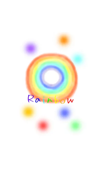[LINE着せ替え] Rainbow colors.の画像1