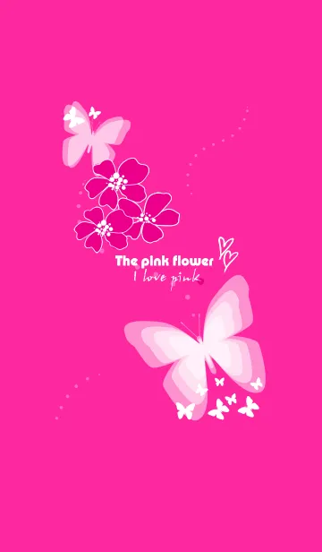 [LINE着せ替え] The pink flowerの画像1