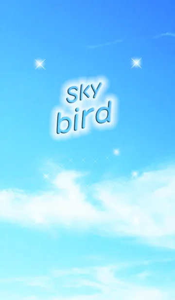 [LINE着せ替え] 青空に雲の鳳凰の画像1