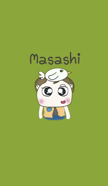 [LINE着せ替え] My name is Masashi. Nice to meet you.の画像1
