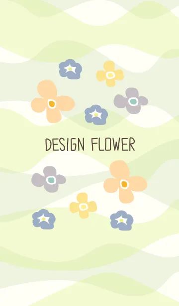 [LINE着せ替え] デザインフラワー 11の画像1