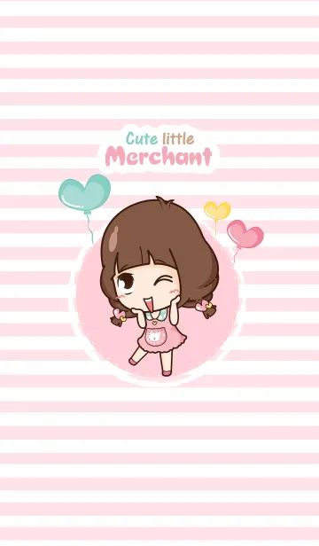 [LINE着せ替え] Cute little Merchant beauty shop.の画像1