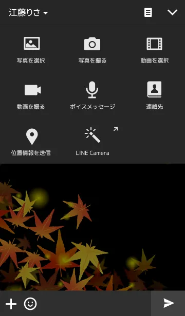 [LINE着せ替え] 綺麗な紅葉のきせかえの画像4