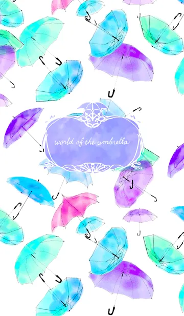 [LINE着せ替え] world of the umbrellaの画像1