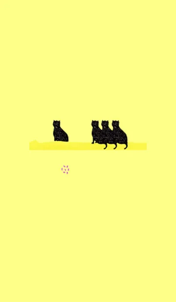 Black meowのLINE着せ替え
