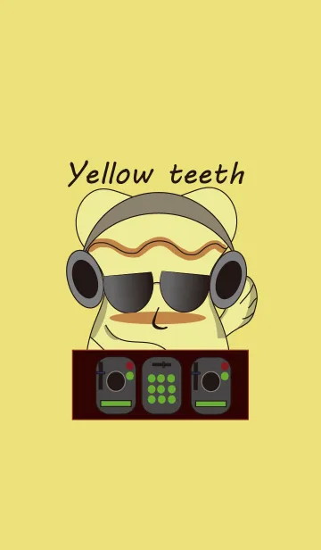 [LINE着せ替え] 黄色の歯の画像1