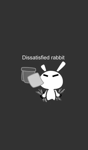 [LINE着せ替え] Dissatisfied rabbitの画像1