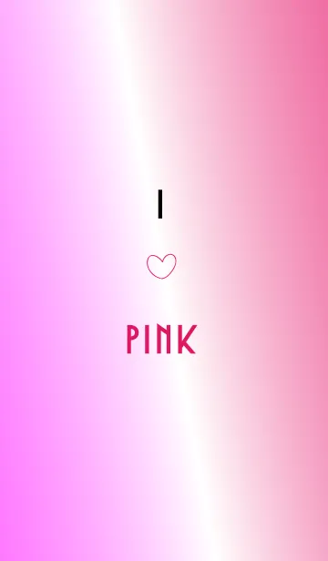 [LINE着せ替え] I love Pinkの画像1