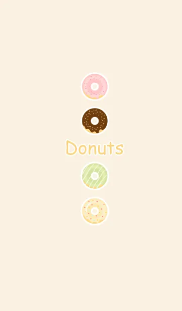 [LINE着せ替え] Donutsの画像1