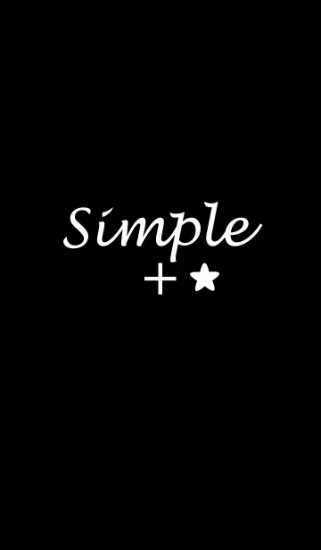 [LINE着せ替え] Simple + little starの画像1