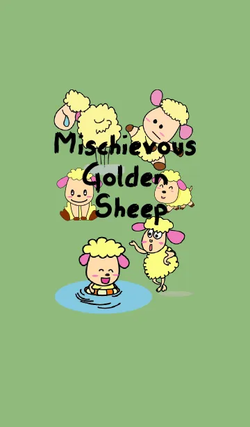 [LINE着せ替え] One of us: A Mischievous Golden Sheepの画像1