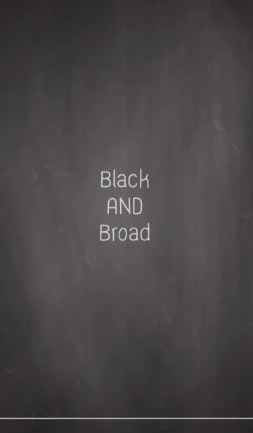 [LINE着せ替え] Black AND Broadの画像1